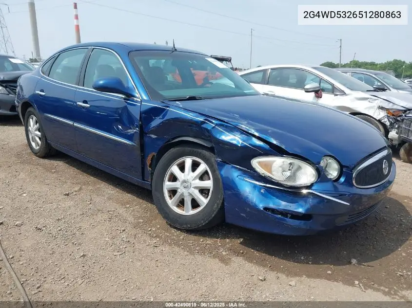 2005 Buick Lacrosse Cxl VIN: 2G4WD532651280863 Lot: 42490819