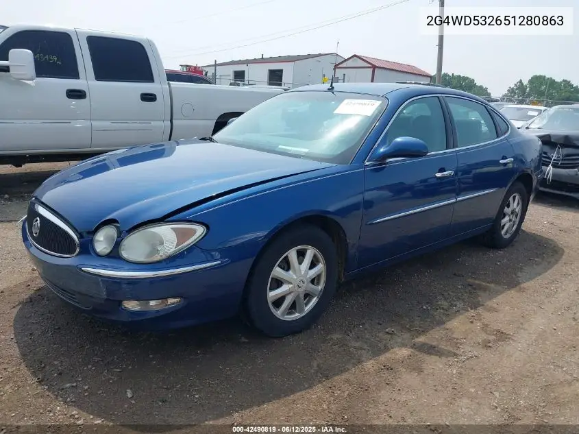 2005 Buick Lacrosse Cxl VIN: 2G4WD532651280863 Lot: 42490819