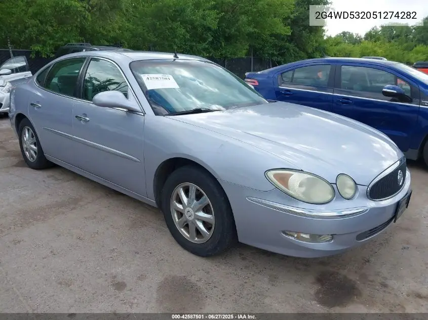 2005 Buick Lacrosse Cxl VIN: 2G4WD532051274282 Lot: 42587501