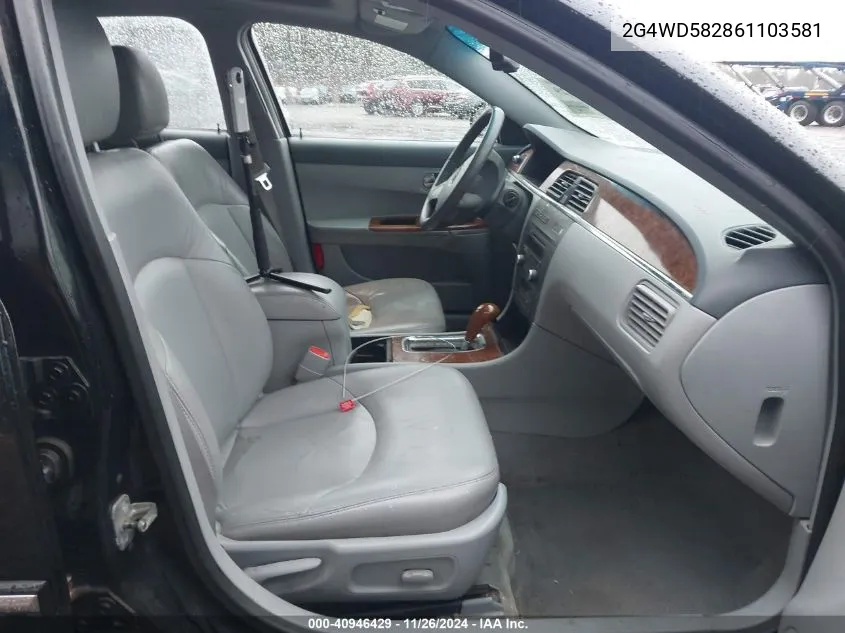 2006 Buick Lacrosse Cxl VIN: 2G4WD582861103581 Lot: 40946429