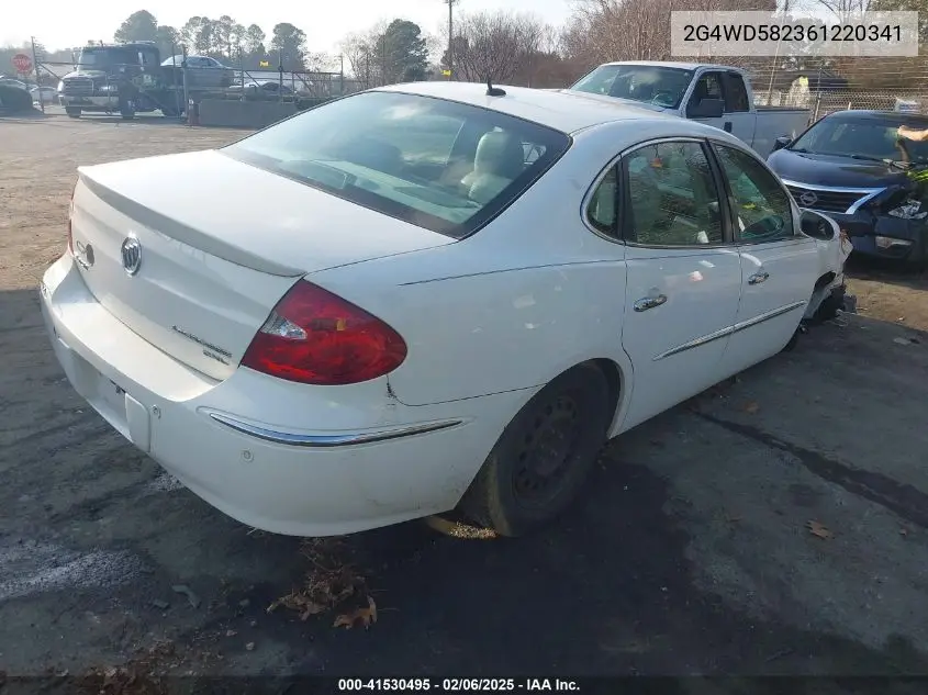 2006 Buick Lacrosse Cxl VIN: 2G4WD582361220341 Lot: 41530495
