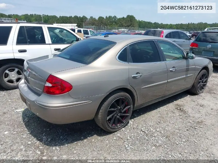 2006 Buick Lacrosse Cx VIN: 2G4WC582161273123 Lot: 42181919