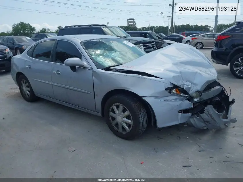 2006 Buick Lacrosse Cxl VIN: 2G4WD582961193128 Lot: 42203062