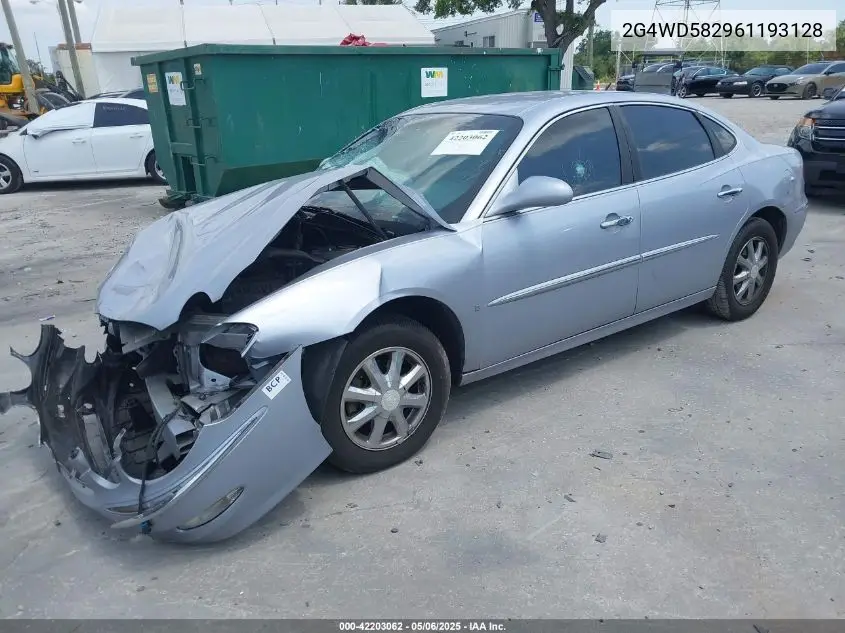 2006 Buick Lacrosse Cxl VIN: 2G4WD582961193128 Lot: 42203062