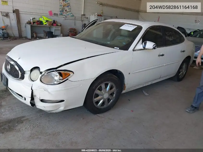 2006 Buick Lacrosse Cxl VIN: 2G4WD582861164168 Lot: 42205023