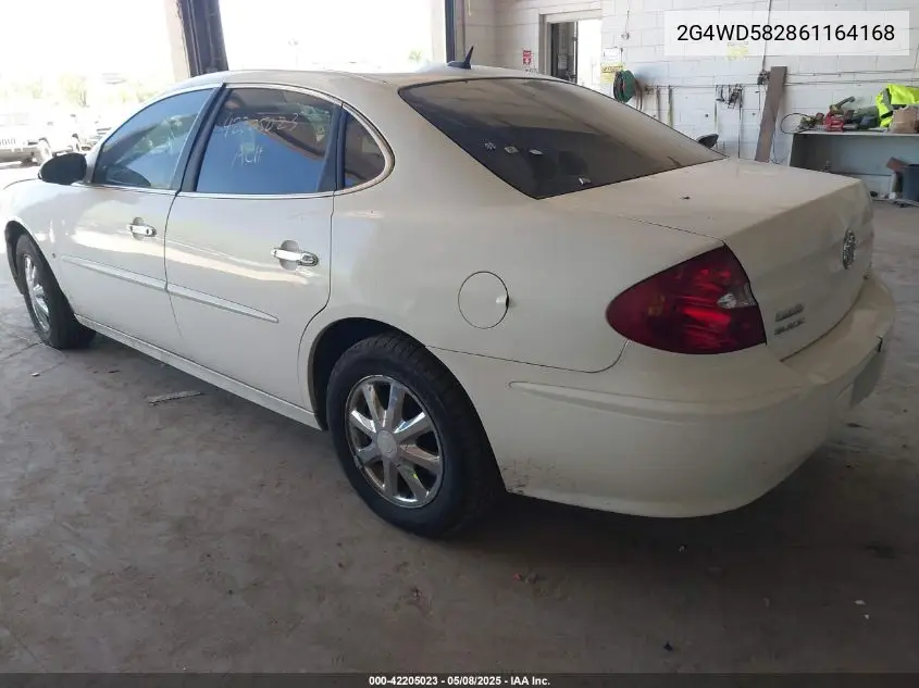 2006 Buick Lacrosse Cxl VIN: 2G4WD582861164168 Lot: 42205023