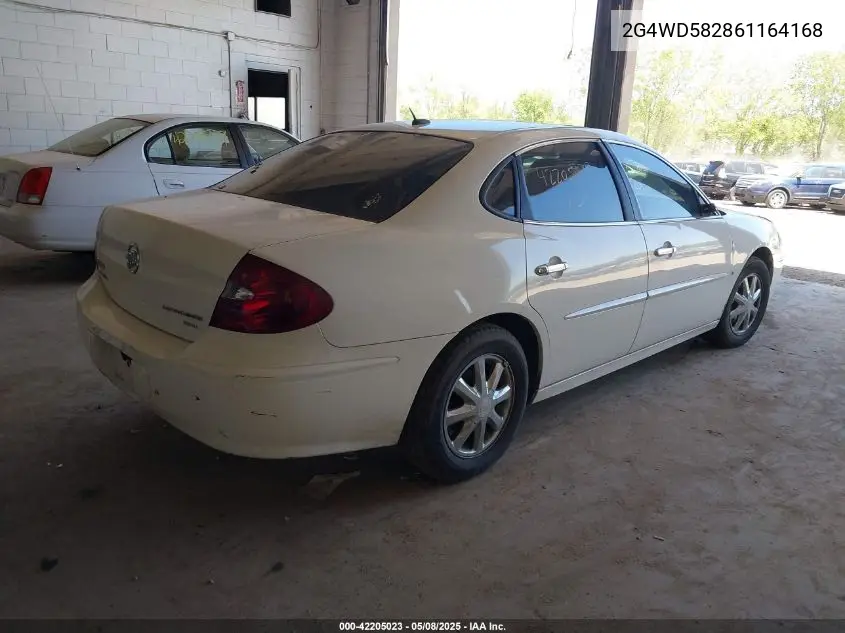 2006 Buick Lacrosse Cxl VIN: 2G4WD582861164168 Lot: 42205023