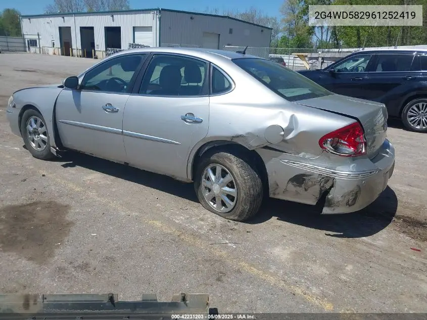2006 Buick Lacrosse Cxl VIN: 2G4WD582961252419 Lot: 42231203