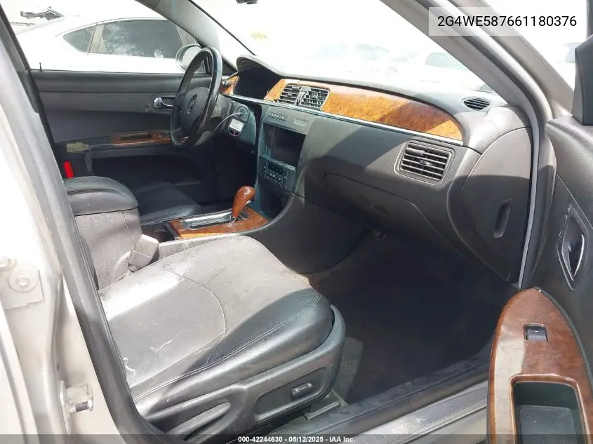 2006 Buick Lacrosse Cxs VIN: 2G4WE587661180376 Lot: 42244630