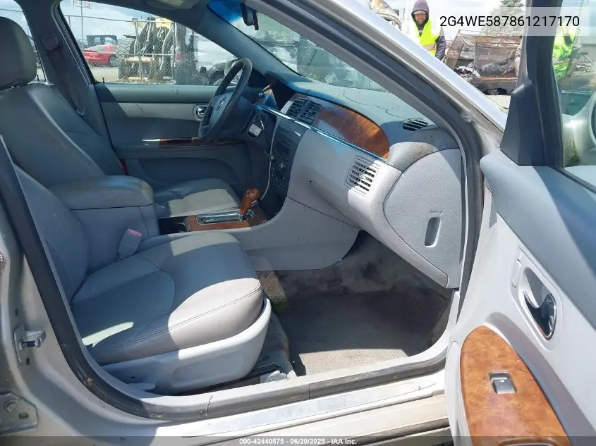 2006 Buick Lacrosse Cxs VIN: 2G4WE587861217170 Lot: 42440575