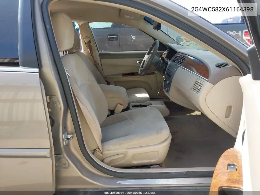 2006 Buick Lacrosse Cx VIN: 2G4WC582X61164398 Lot: 42520961