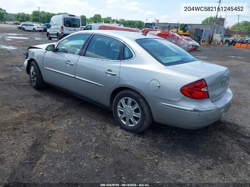 2006 Buick Lacrosse Cx VIN: 2G4WC582161245452 Lot: 42529759
