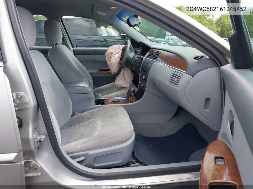 2006 Buick Lacrosse Cx VIN: 2G4WC582161245452 Lot: 42529759