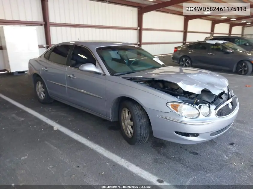 2006 Buick Lacrosse Cxl VIN: 2G4WD582461175118 Lot: 42589778