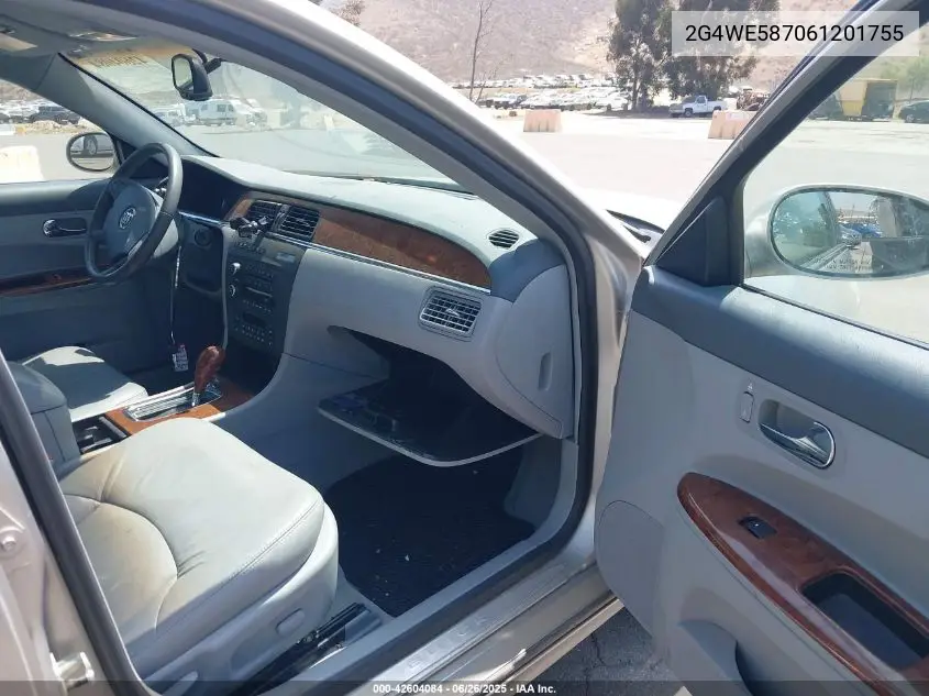 2006 Buick Lacrosse Cxs VIN: 2G4WE587061201755 Lot: 42604084
