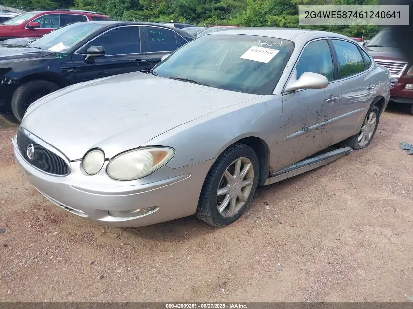 2006 Buick Lacrosse Cxs VIN: 2G4WE587461240641 Lot: 42609269