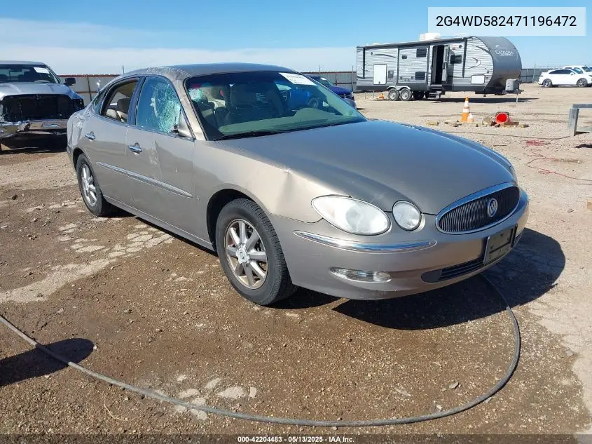2007 Buick Lacrosse Cxl VIN: 2G4WD582471196472 Lot: 42204483