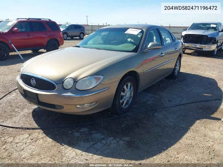 2007 Buick Lacrosse Cxl VIN: 2G4WD582471196472 Lot: 42204483