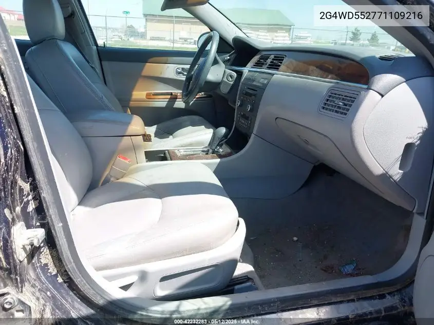 2007 Buick Lacrosse Cxl VIN: 2G4WD552771109216 Lot: 42232283