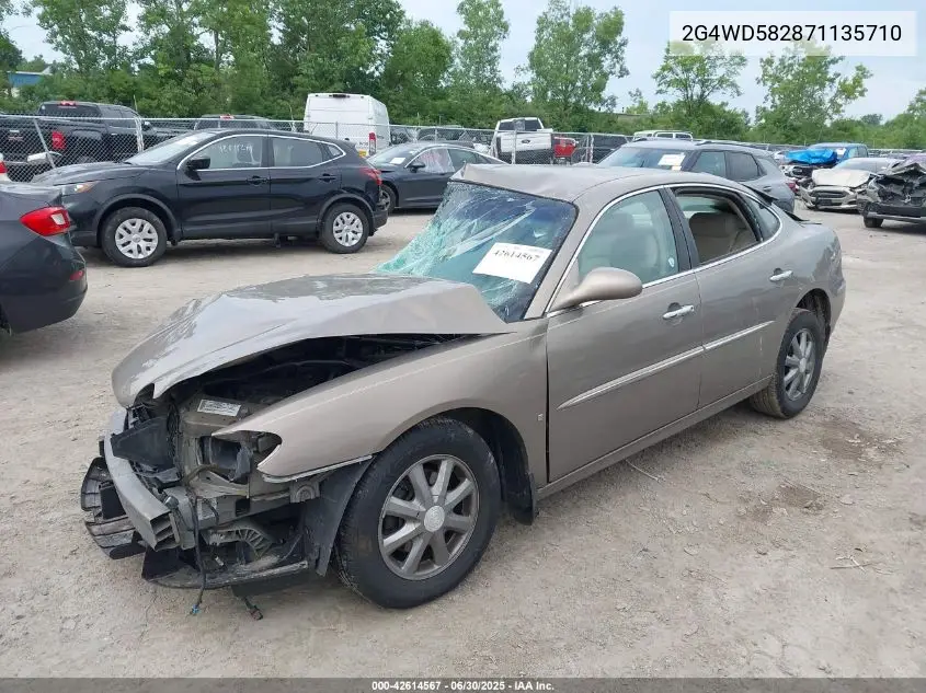 2007 Buick Lacrosse Cxl VIN: 2G4WD582871135710 Lot: 42614567