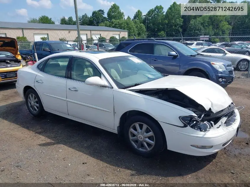 2007 Buick Lacrosse Cxl VIN: 2G4WD552871242695 Lot: 42635712