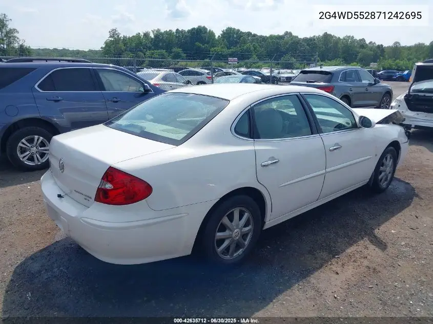 2007 Buick Lacrosse Cxl VIN: 2G4WD552871242695 Lot: 42635712
