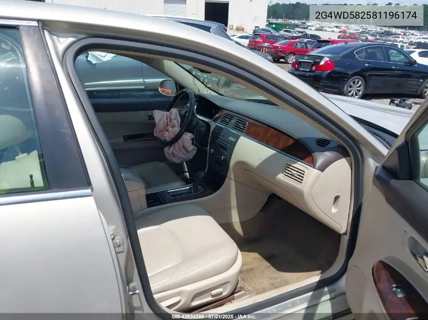 2008 Buick Lacrosse Cxl VIN: 2G4WD582581196174 Lot: 42634386