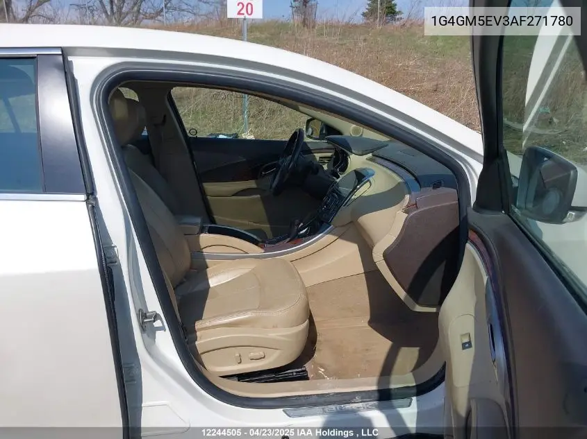 2010 Buick Allure/Lacrosse Cxs VIN: 1G4GM5EV3AF271780 Lot: 12244505