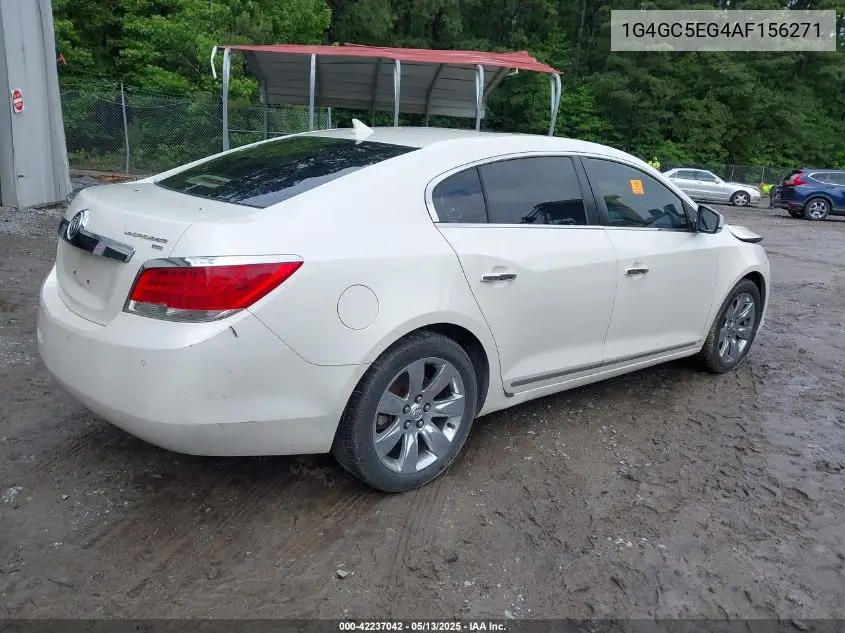 2010 Buick Lacrosse Cxl VIN: 1G4GC5EG4AF156271 Lot: 42237042