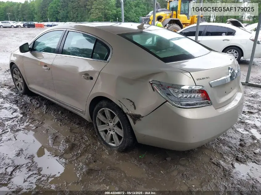 2010 Buick Lacrosse Cxl VIN: 1G4GC5EG5AF179025 Lot: 42246072