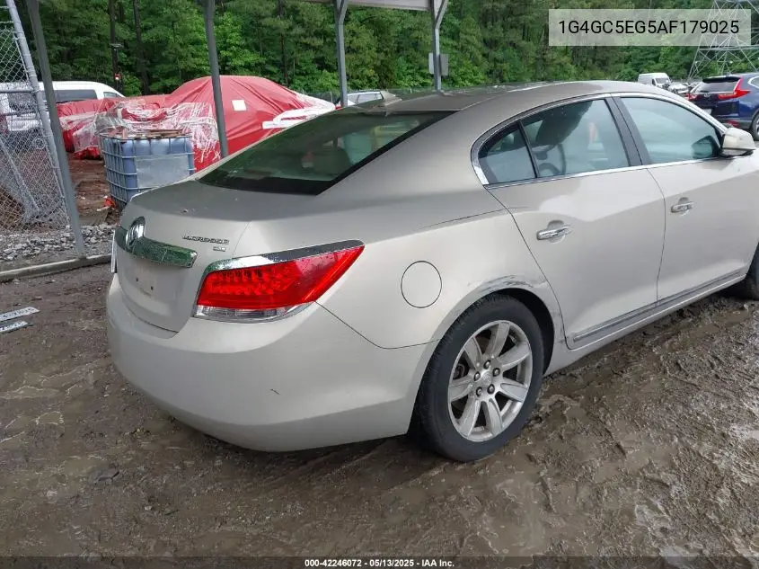 2010 Buick Lacrosse Cxl VIN: 1G4GC5EG5AF179025 Lot: 42246072