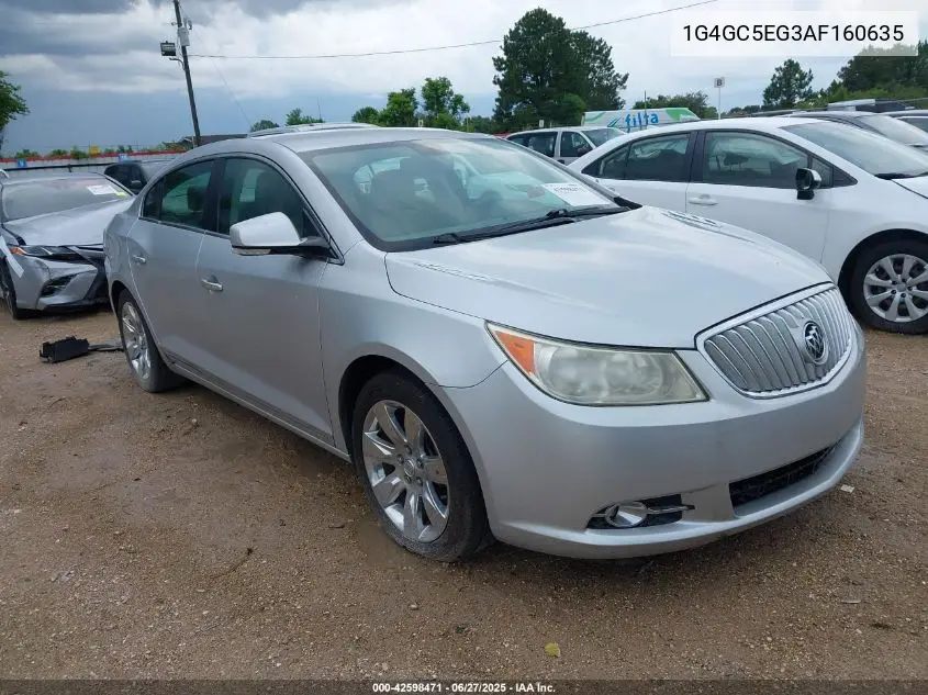 2010 Buick Lacrosse Cxl VIN: 1G4GC5EG3AF160635 Lot: 42598471