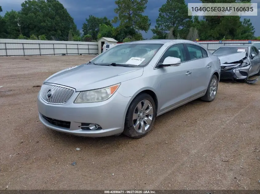 2010 Buick Lacrosse Cxl VIN: 1G4GC5EG3AF160635 Lot: 42598471
