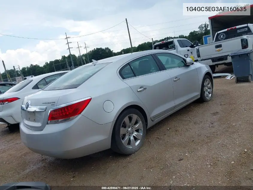 2010 Buick Lacrosse Cxl VIN: 1G4GC5EG3AF160635 Lot: 42598471