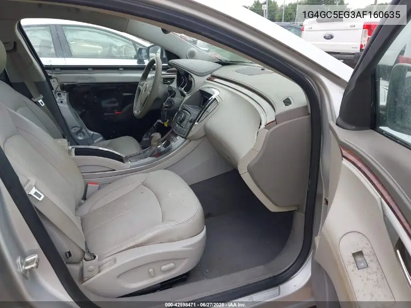 2010 Buick Lacrosse Cxl VIN: 1G4GC5EG3AF160635 Lot: 42598471