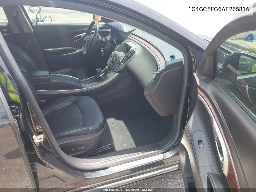 2010 Buick Lacrosse Cxl VIN: 1G4GC5EG6AF265816 Lot: 42601301