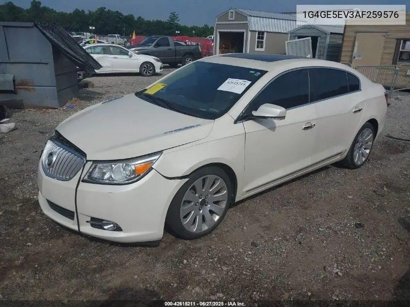 2010 Buick Lacrosse Cxs VIN: 1G4GE5EV3AF259576 Lot: 42615211