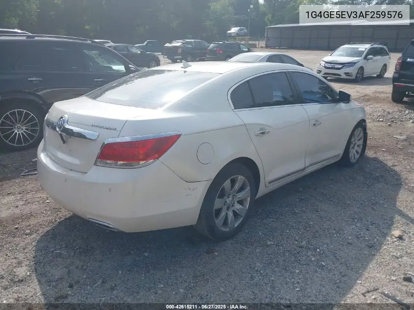 2010 Buick Lacrosse Cxs VIN: 1G4GE5EV3AF259576 Lot: 42615211