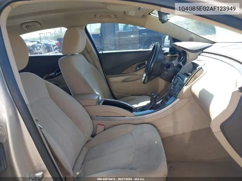 2010 Buick Lacrosse Cx VIN: 1G4GB5EG2AF123949 Lot: 42618413