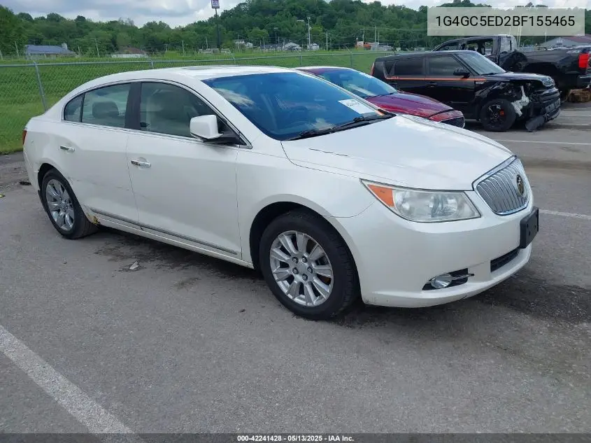 2011 Buick Lacrosse Cxl VIN: 1G4GC5ED2BF155465 Lot: 42241428