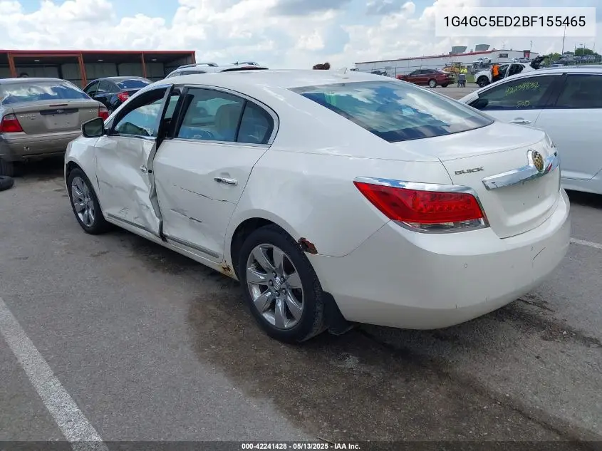 2011 Buick Lacrosse Cxl VIN: 1G4GC5ED2BF155465 Lot: 42241428