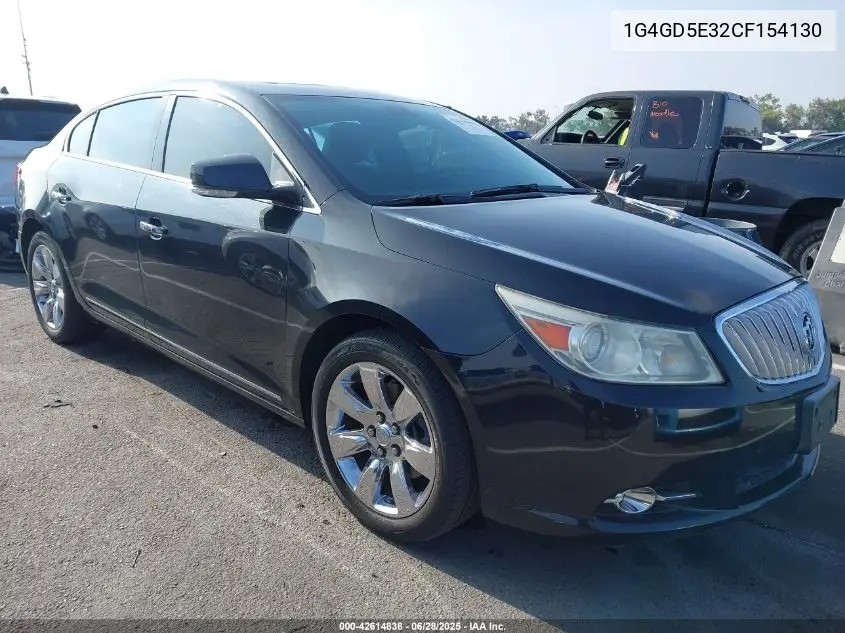 2012 Buick Lacrosse Premium 1 Group VIN: 1G4GD5E32CF154130 Lot: 42614838