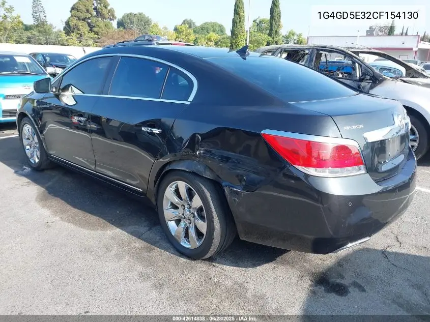 2012 Buick Lacrosse Premium 1 Group VIN: 1G4GD5E32CF154130 Lot: 42614838