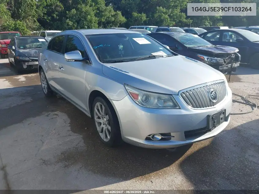 2012 Buick Lacrosse Touring Group VIN: 1G4GJ5E39CF103264 Lot: 42622437