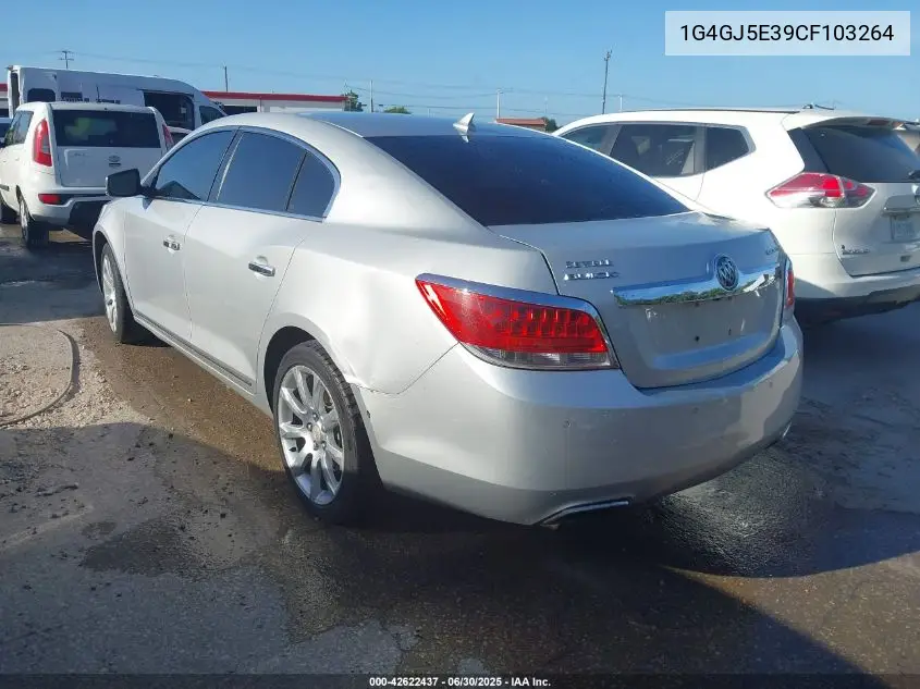 2012 Buick Lacrosse Touring Group VIN: 1G4GJ5E39CF103264 Lot: 42622437