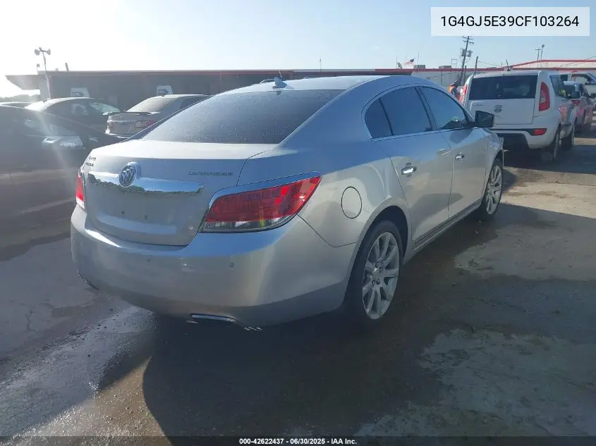 2012 Buick Lacrosse Touring Group VIN: 1G4GJ5E39CF103264 Lot: 42622437