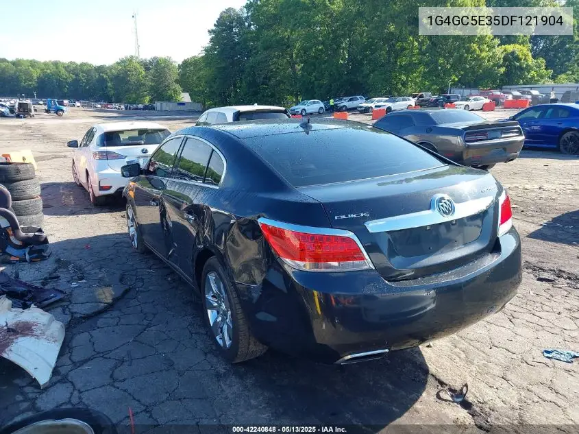 2013 Buick Lacrosse Leather Group VIN: 1G4GC5E35DF121904 Lot: 42240848