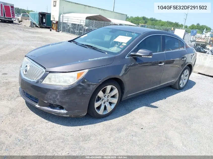 2013 Buick Lacrosse Premium 1 Group VIN: 1G4GF5E32DF291502 Lot: 42428495