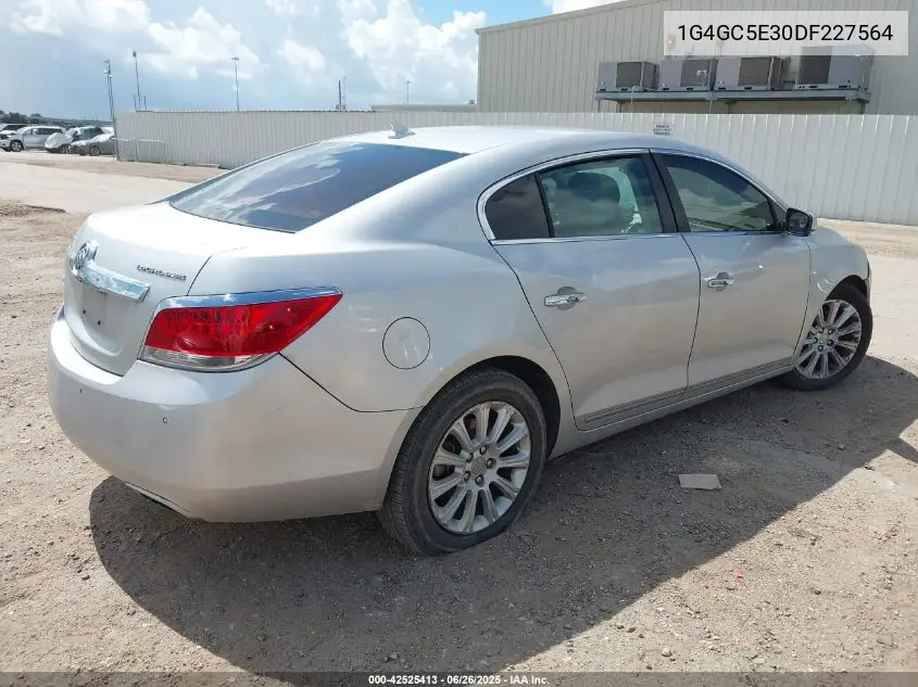 2013 Buick Lacrosse Leather Group VIN: 1G4GC5E30DF227564 Lot: 42525413