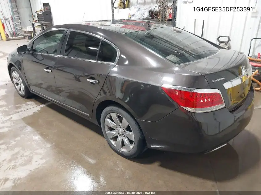 2013 Buick Lacrosse Premium 1 Group VIN: 1G4GF5E35DF253391 Lot: 42596647